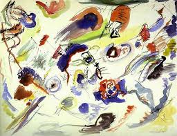 Wassily Kandinsky Akwarela abstrakcyjna 1910